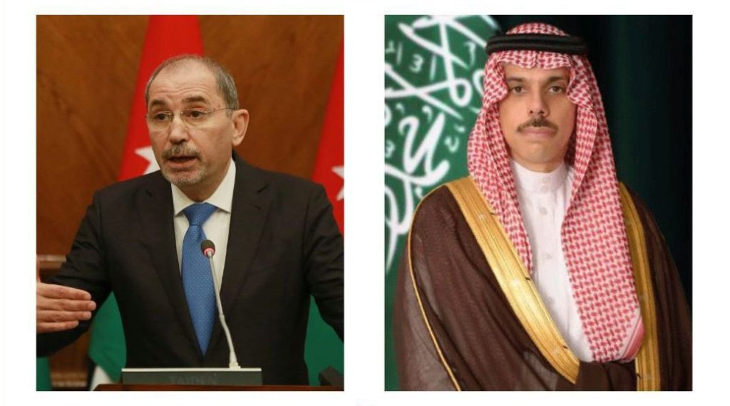 Menteri Luar Arab Saudi dan Jordan membincangkan peningkatan Israel dan keperluan mengambil tindakan untuk melindungi rakyat Palestin