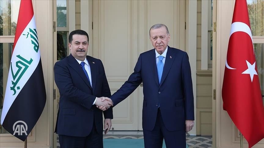 Ang Turkish President ay tumatanggap ng Iraqi Prime Minister
