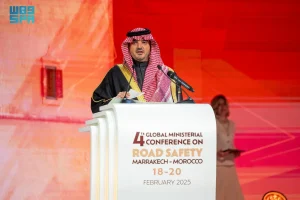 وزير الداخلية السعودي يرأس الوفد المشارك في المؤتمر الوزاري العالمي الرابع لسلامة الطرق الذي يقام في مراكش