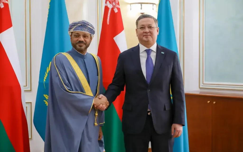 Kazakhstan, Oman membincangkan cara untuk meningkatkan kerjasama bersama