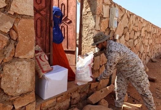 Pasukan Sokongan dan Logistik Angkatan Bersama melancarkan kempen bantuan untuk menyokong keluarga yang paling memerlukan di Socotra, Yaman.