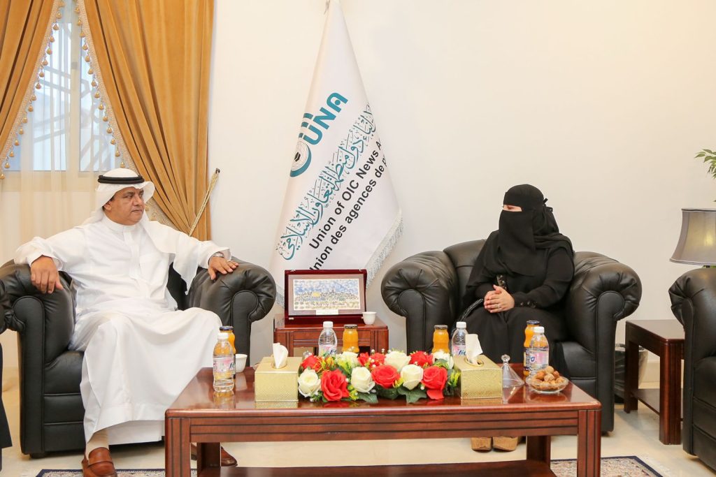 مدير عام “يونا” يستقبل المديرة التنفيذية للهيئة الدائمة المستقلة لحقوق الإنسان
