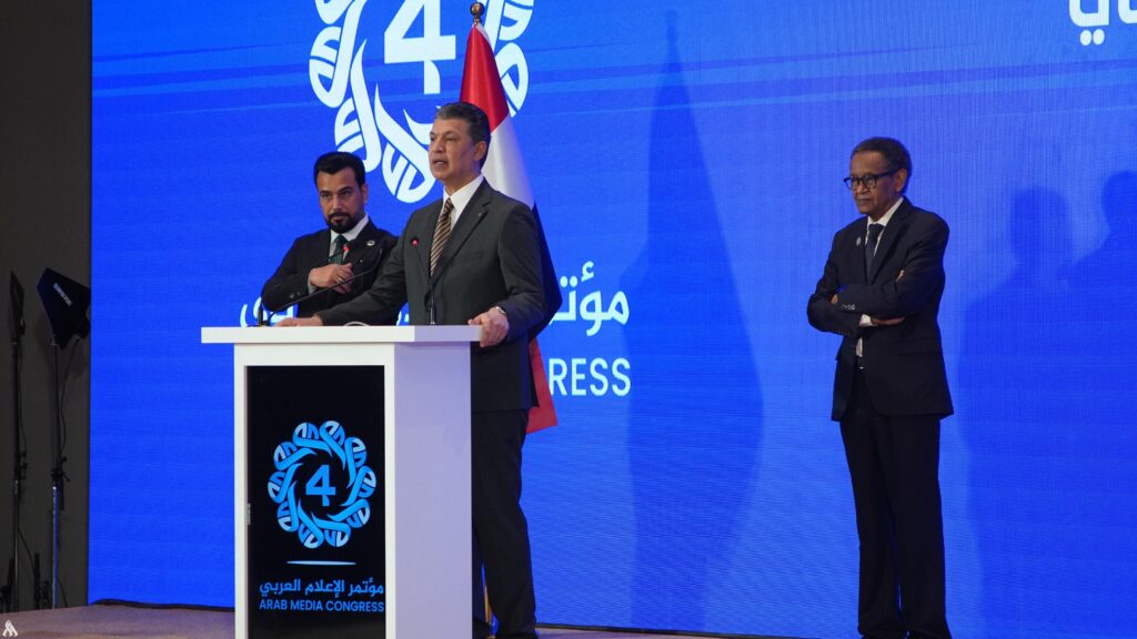 رئيس شبكة الإعلام العراقي كريم حمادي يعلن نجاح مؤتمر الإعلام العربي