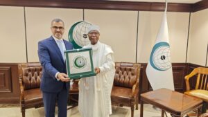 الأمين العام لمنظمة التعاون الإسلامي يستقبل المندوب الدائم لجمهورية العراق