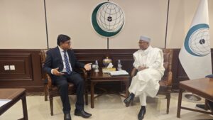 ‎الأمين العام لمنظمة التعاون الإسلامي يستقبل الممثل الدائم لبنغلادش لدى المنظمة