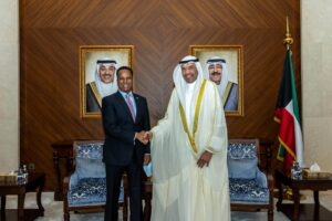 وزير الخارجية الكويتي يلتقي وزير الشؤون الخارجية والتعاون الدولي الصومالي