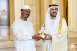 رئيس جمهورية تشاد يستقبل رئيس البرلمان العربي