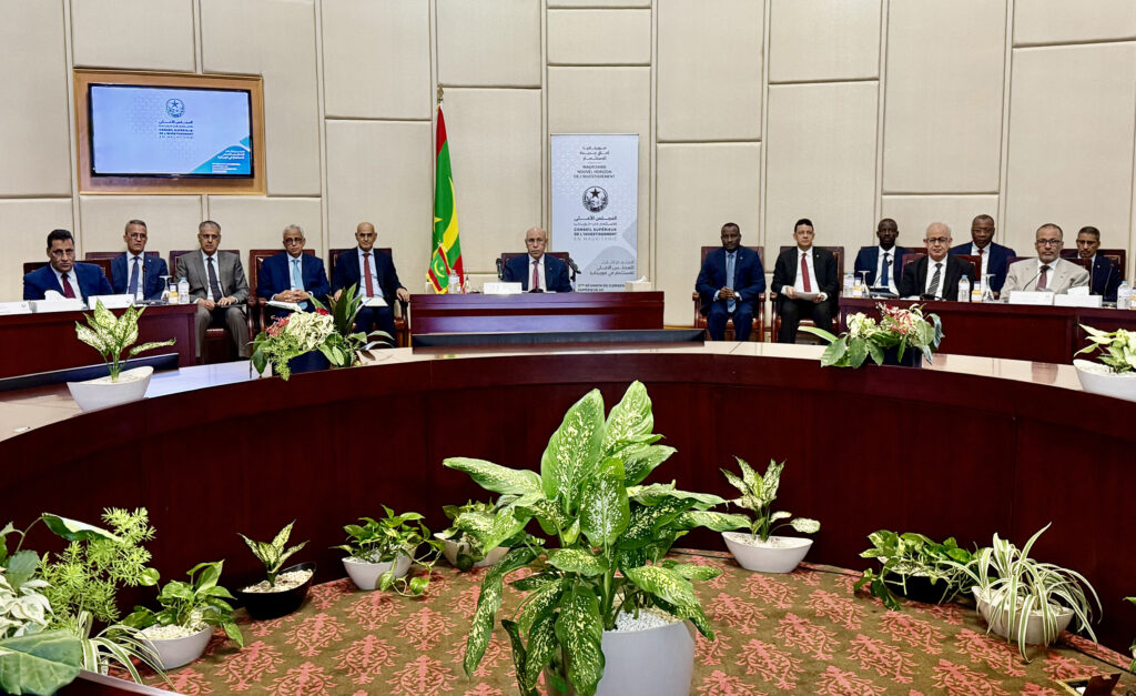 رئيس جمهورية موريتانيا يترأس الاجتماع الثالث للمجلس الأعلى للاستثمار