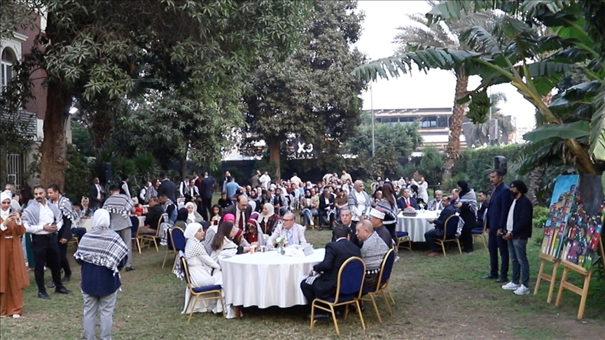 Ofishin jakadancin Turkiyya da ke birnin Alkahira ya shirya wani taron tallafawa iyalan Falasdinawa.