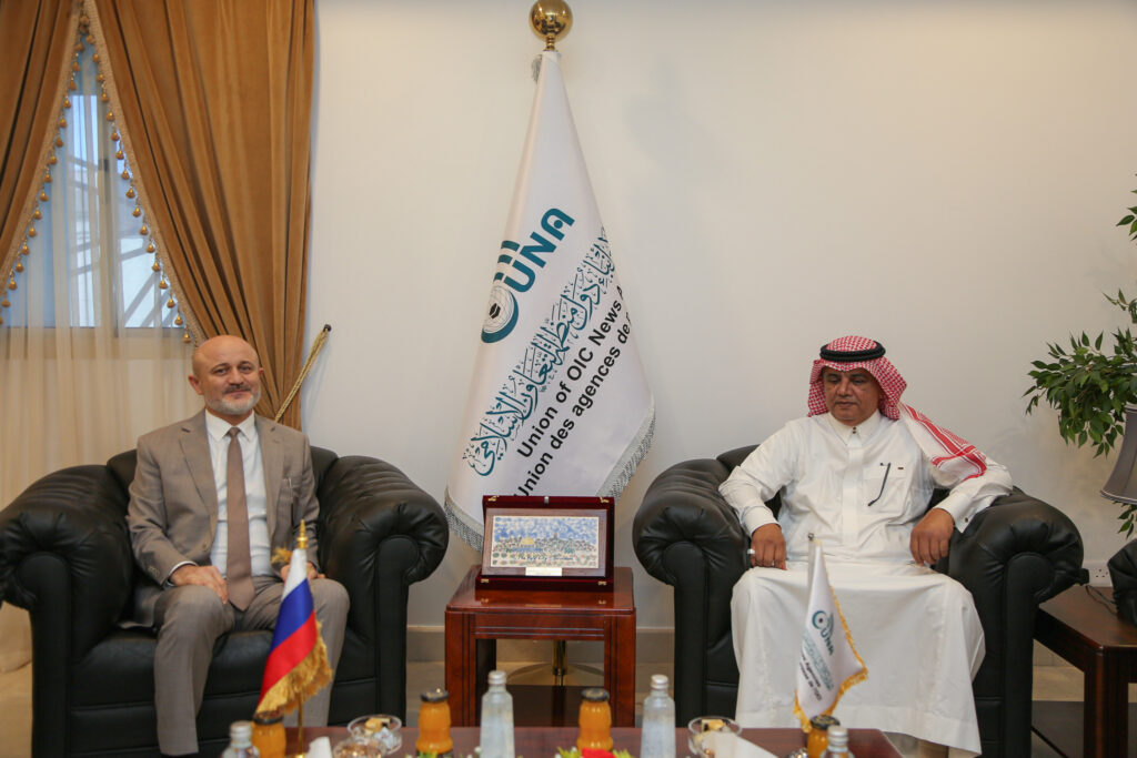 المدير العام لـ “يونا” يستقبل المندوب الدائم لروسيا الاتحادية لدى منظمة التعاون الإسلامي